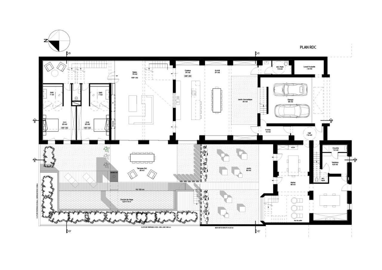 Before — 2D technical floor plan